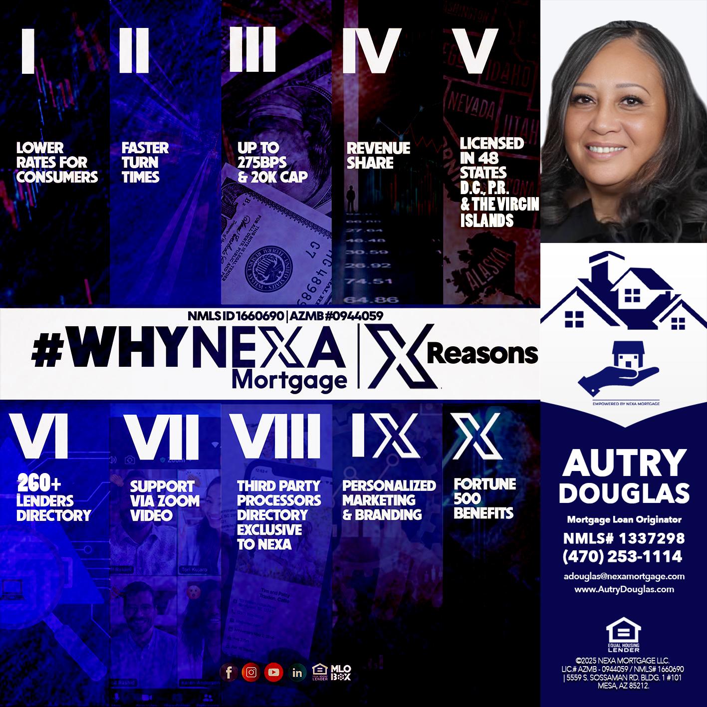 WHYNEXA TOP X - Autry Douglas -Mortgage Loan Originator