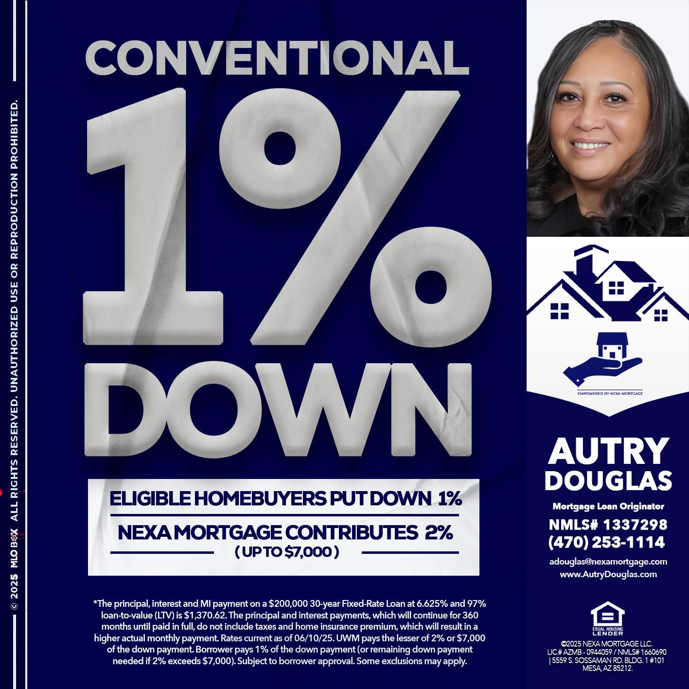 CONVENTIONAL - Autry Douglas -Mortgage Loan Originator
