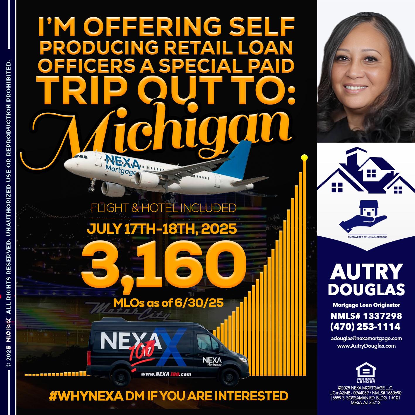 MICHIGAN TRIP - Autry Douglas -Mortgage Loan Originator