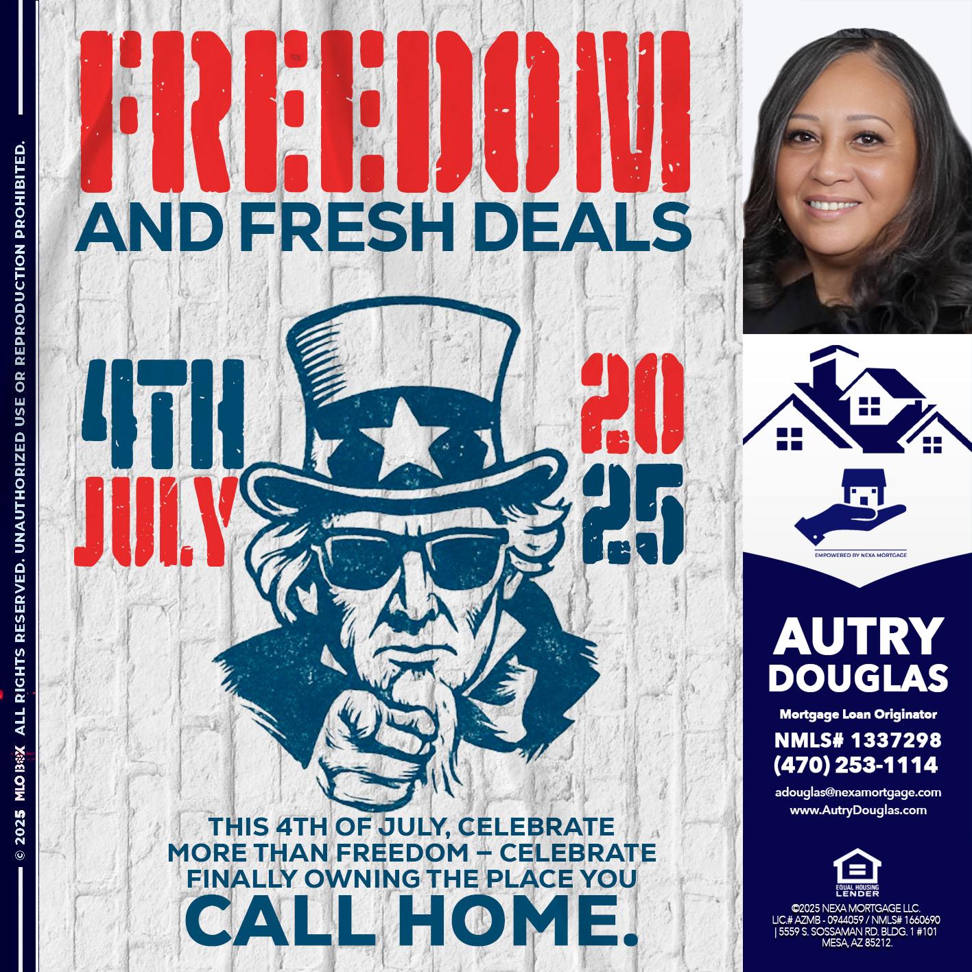 FREEDOM - Autry Douglas -Mortgage Loan Originator
