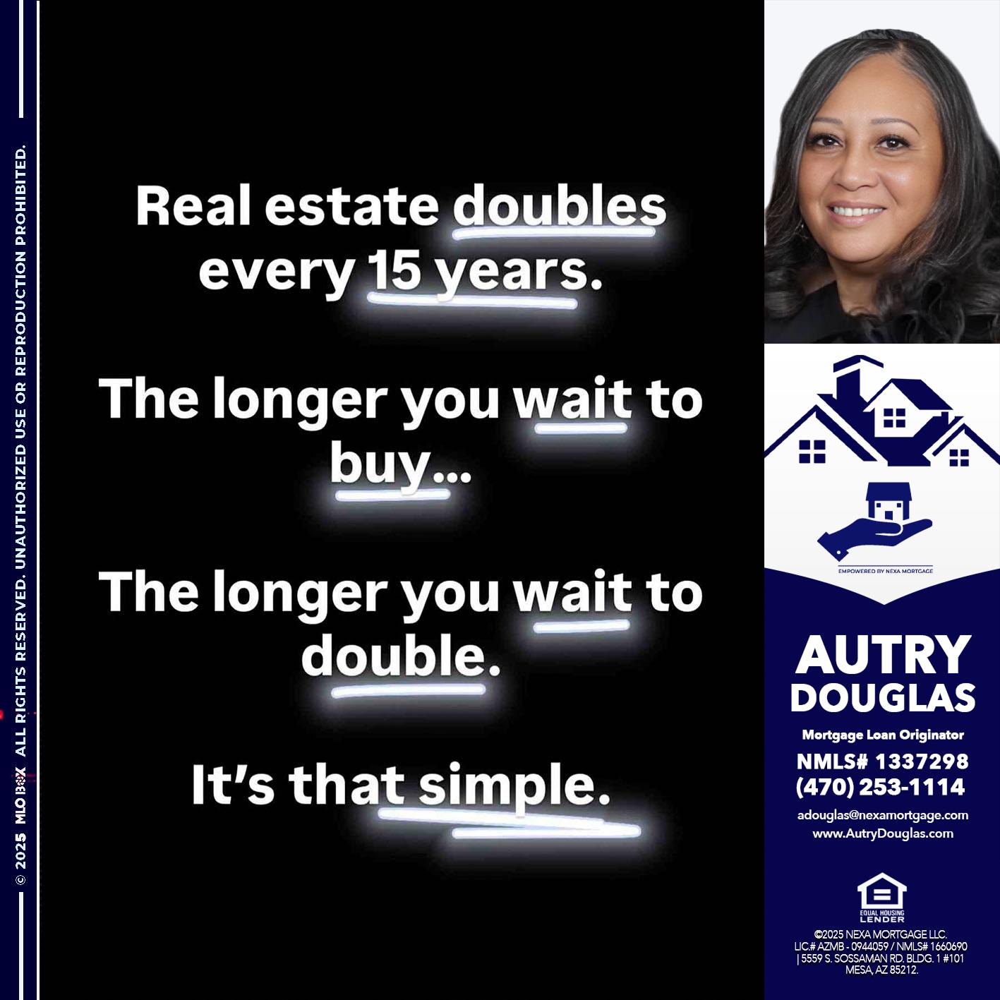 REAL ESTATE - Autry Douglas -Mortgage Loan Originator