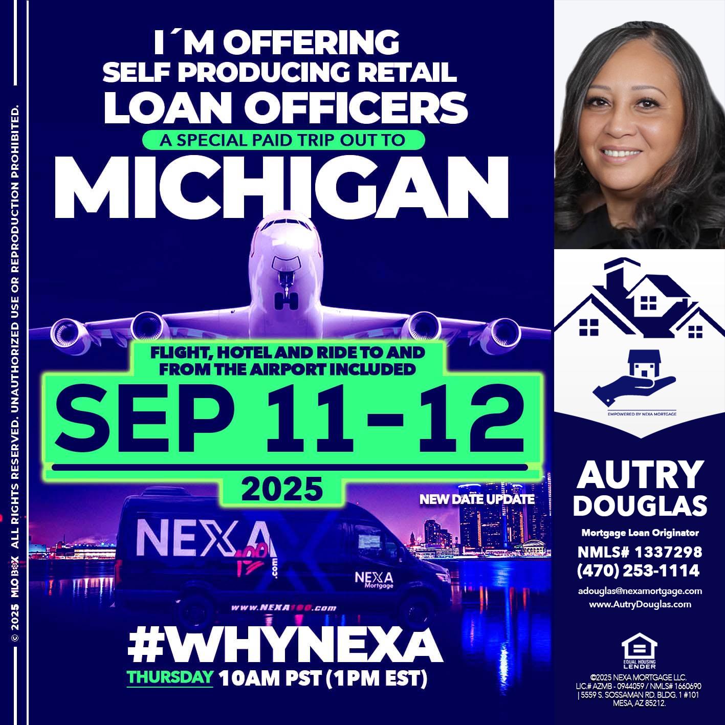 MICHIGAN TRIP - Autry Douglas -Mortgage Loan Originator