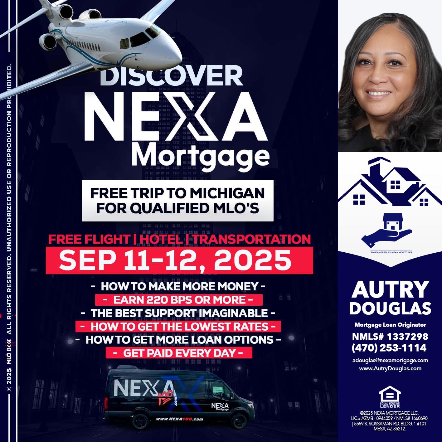 DISCOVER NEXA MORTGAGE - Autry Douglas -Mortgage Loan Originator