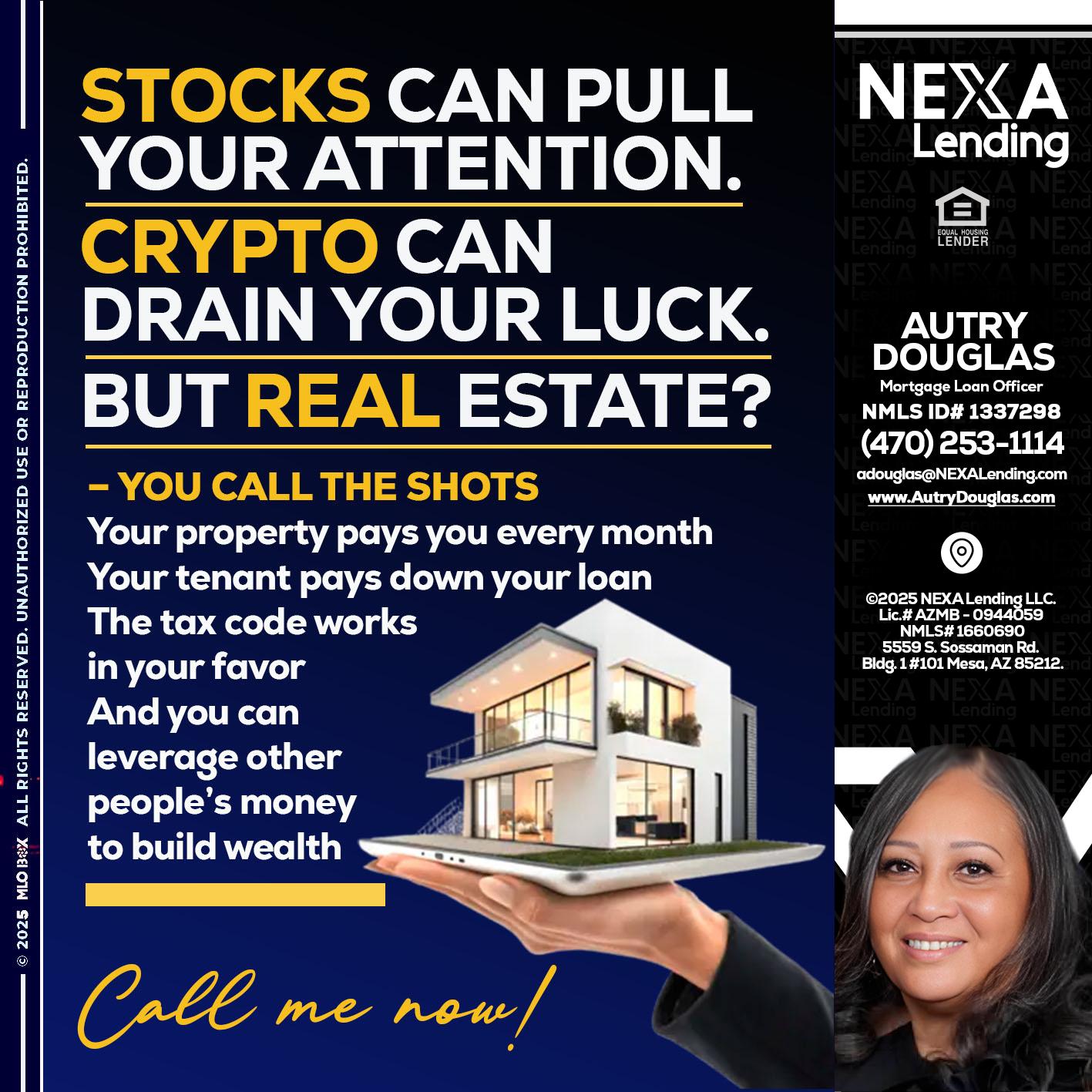 STOCK YOUR - Autry Douglas -Mortgage Loan Originator