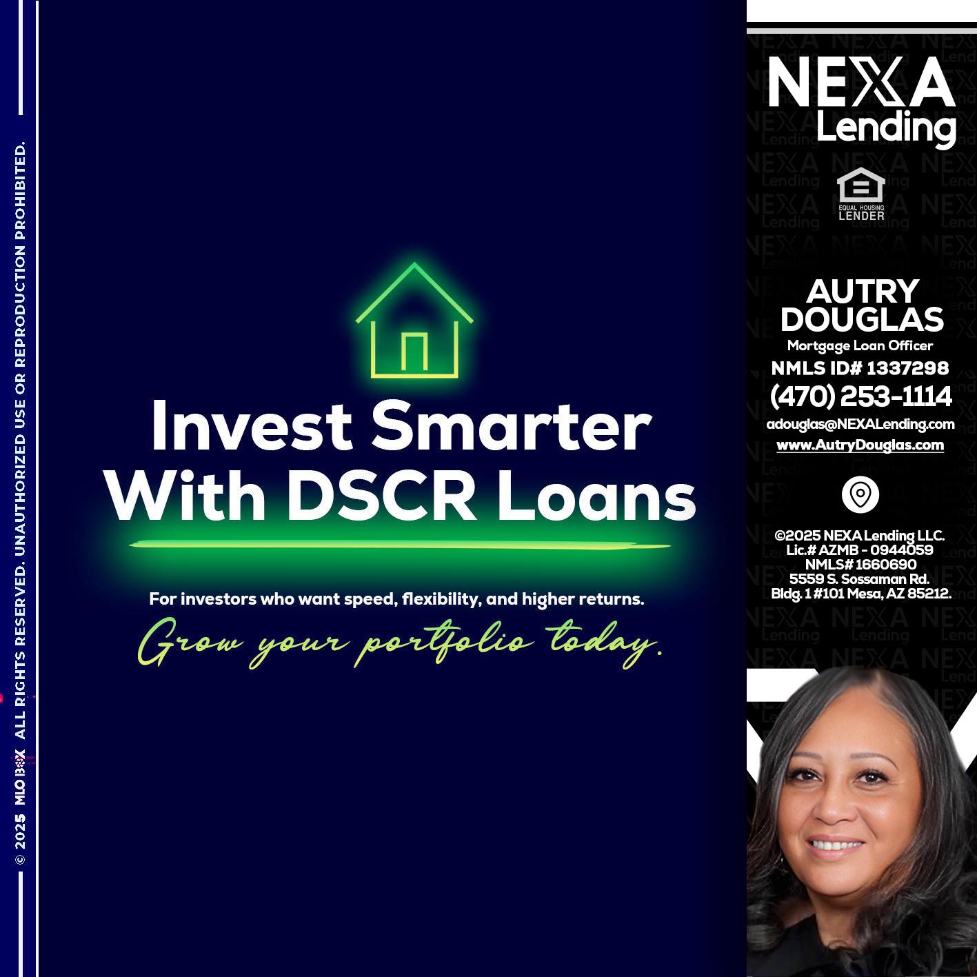 DSCR - Autry Douglas -Mortgage Loan Originator