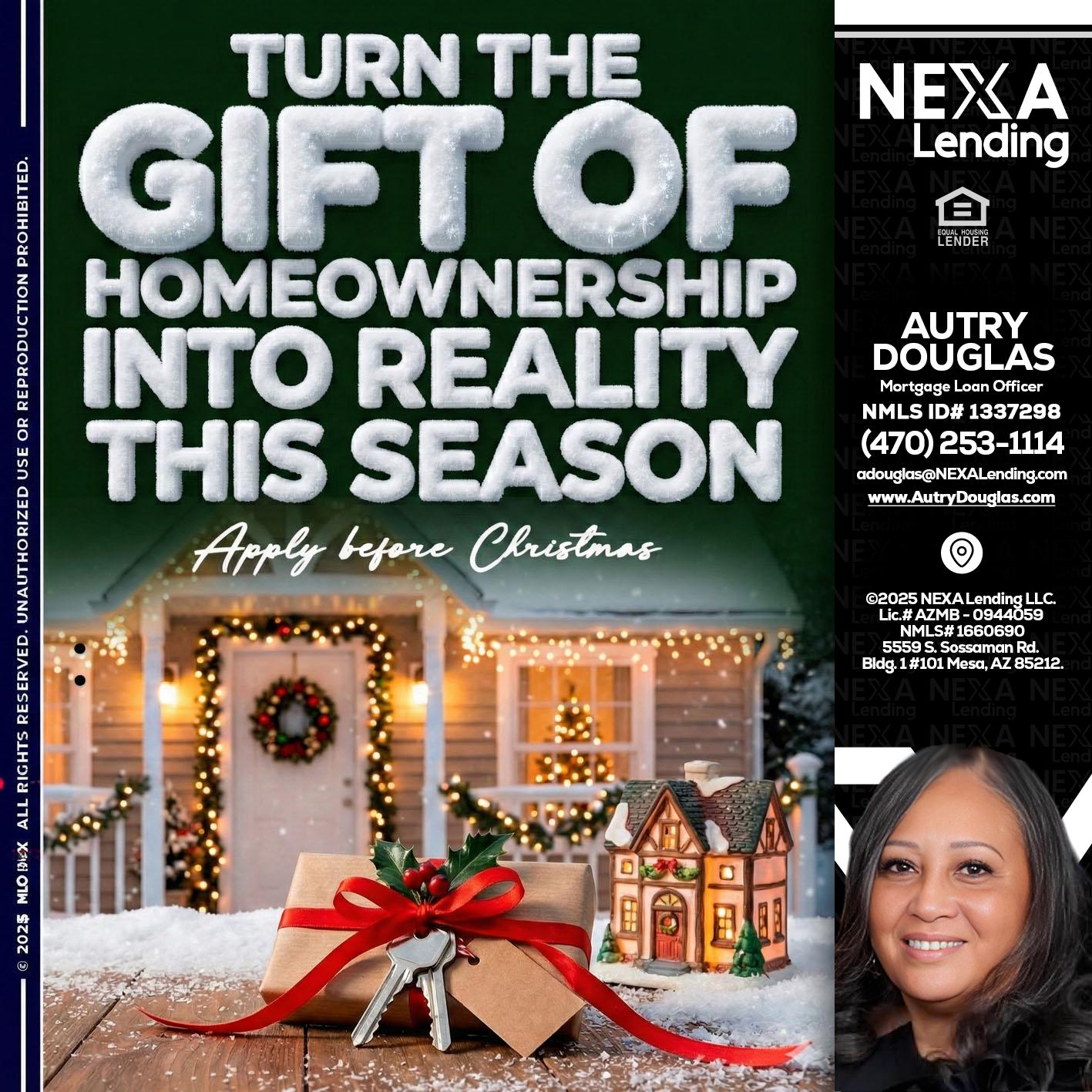 TURN GIFTS - Autry Douglas -Mortgage Loan Originator
