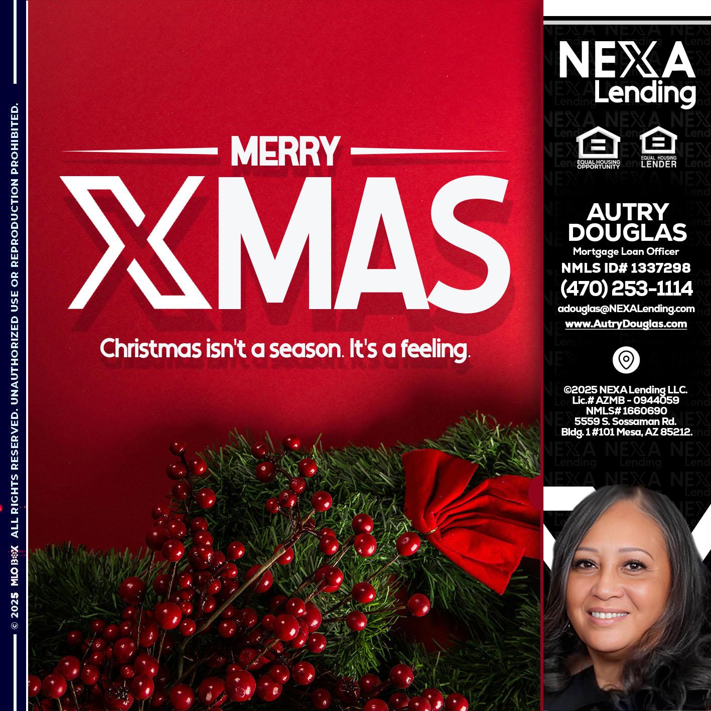merry xmas - Autry Douglas -Mortgage Loan Originator