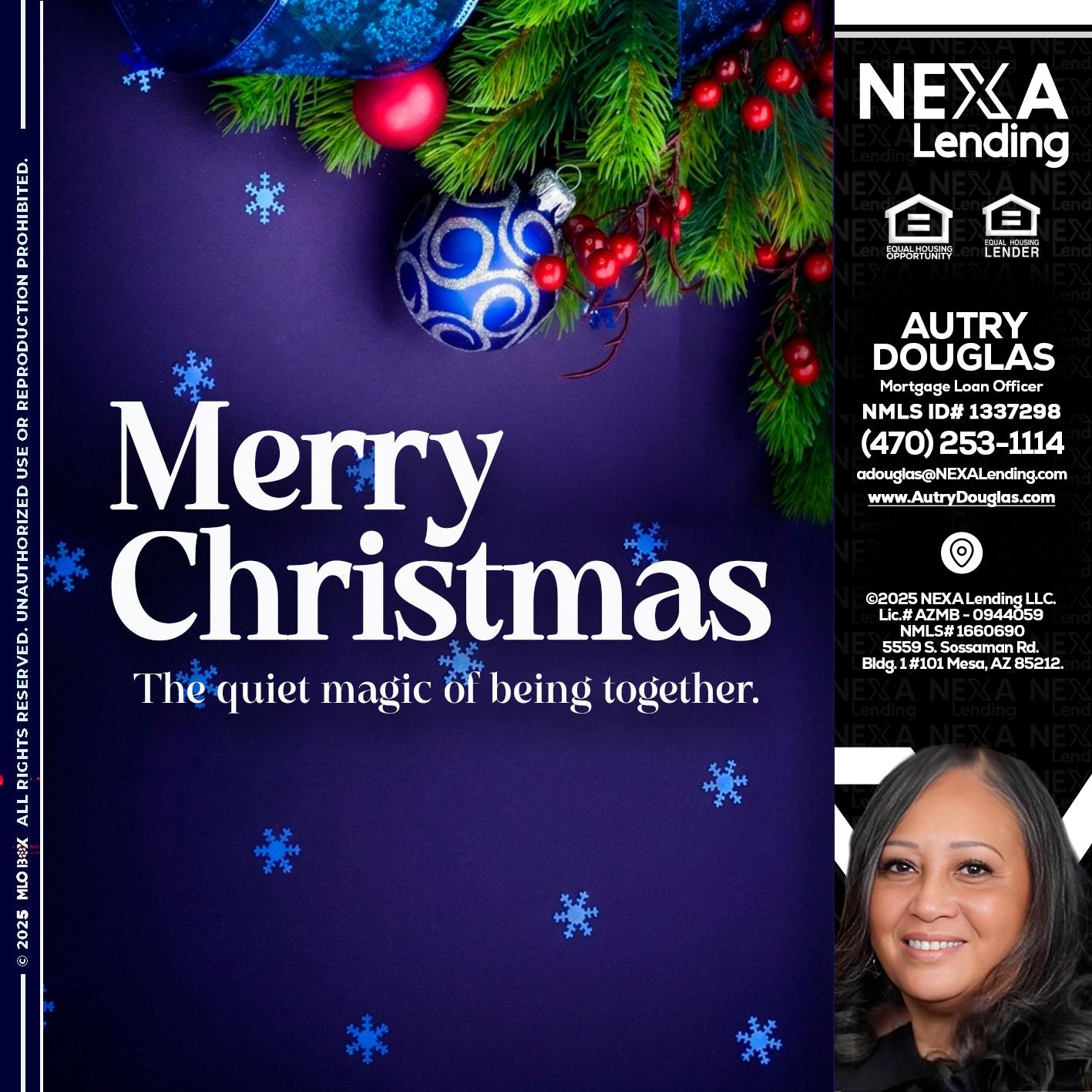 merry christmas - Autry Douglas -Mortgage Loan Originator
