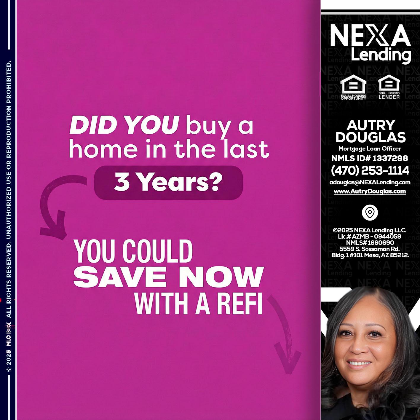 did you - Autry Douglas -Mortgage Loan Originator