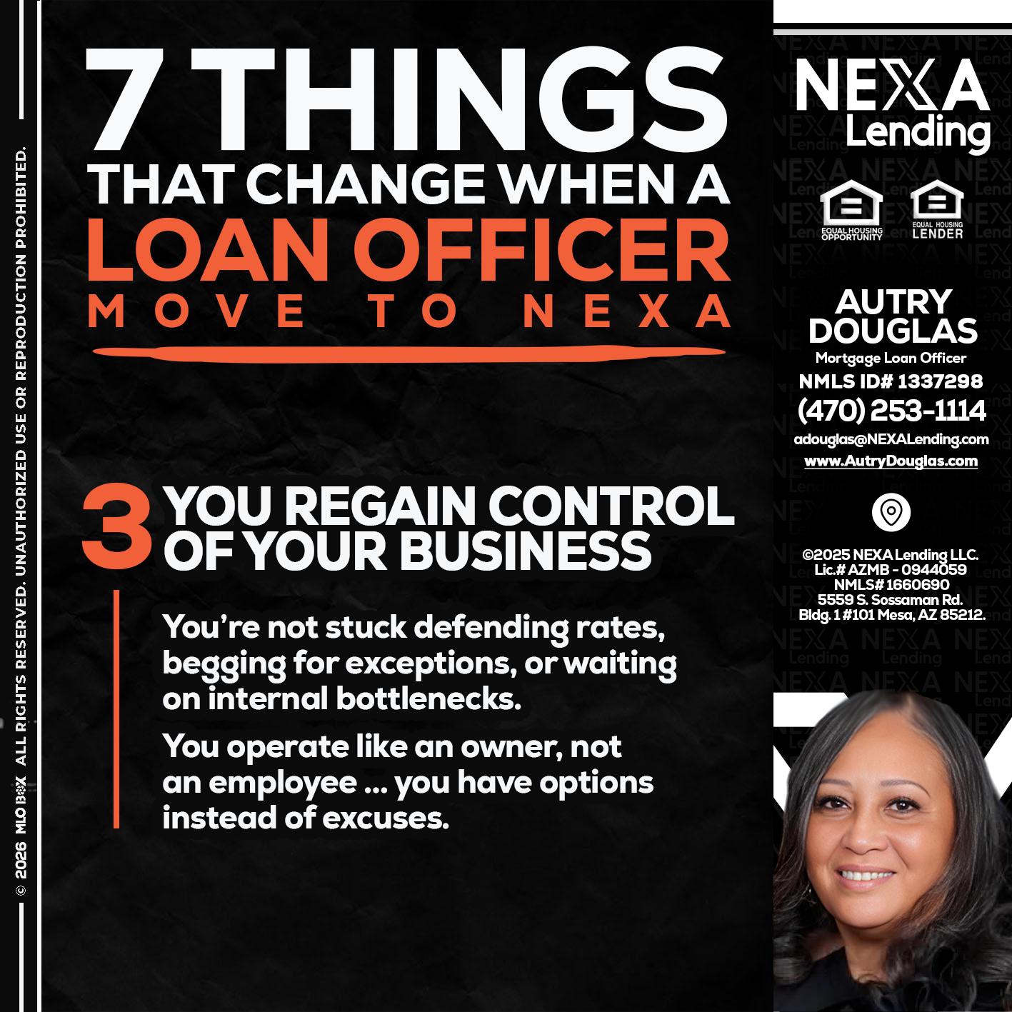 7 things (3) - Autry Douglas -Mortgage Loan Originator