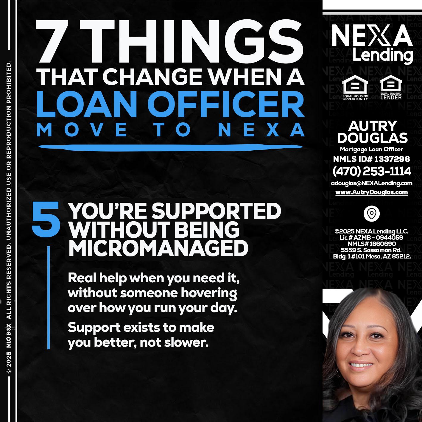 7 THINGS (5) - Autry Douglas -Mortgage Loan Originator