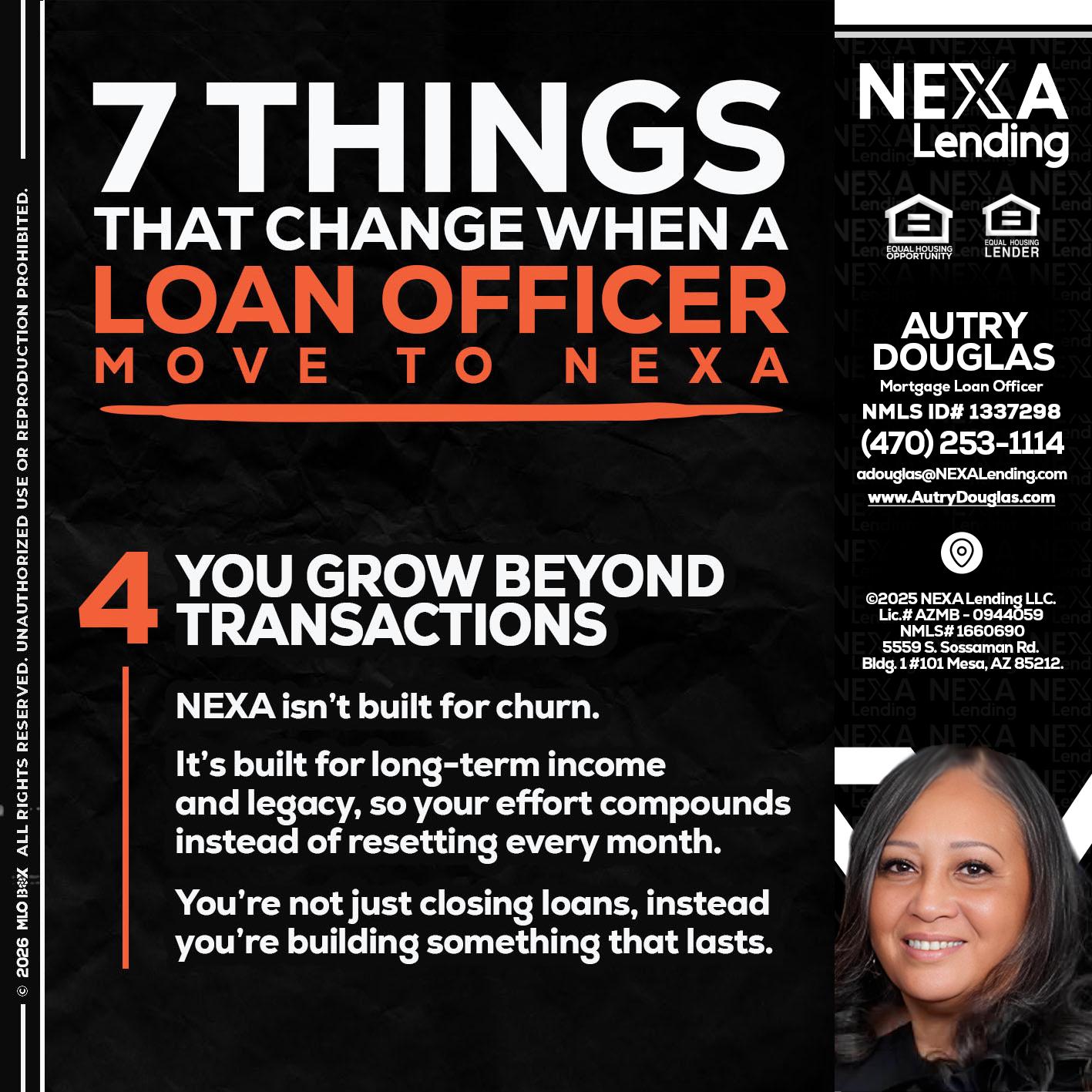 7 THINGS (4) - Autry Douglas -Mortgage Loan Originator