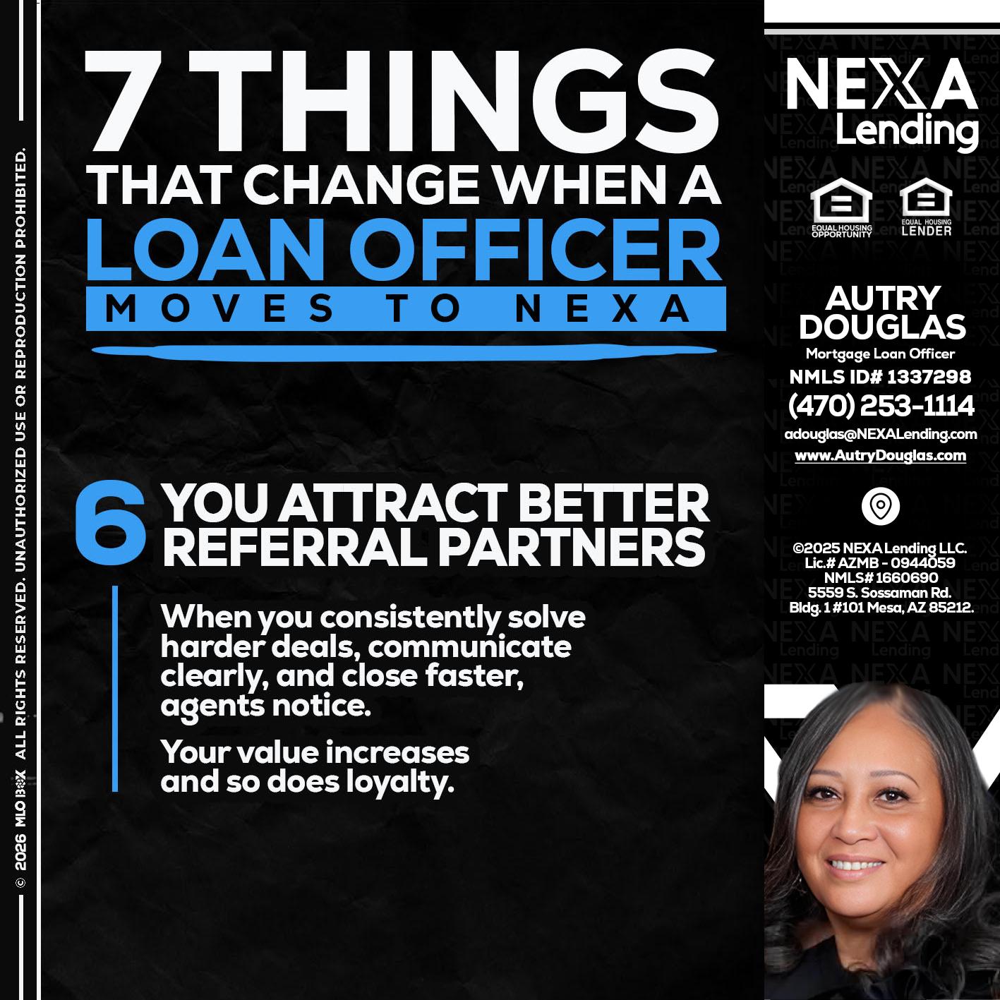 7 THINGS (6) - Autry Douglas -Mortgage Loan Originator