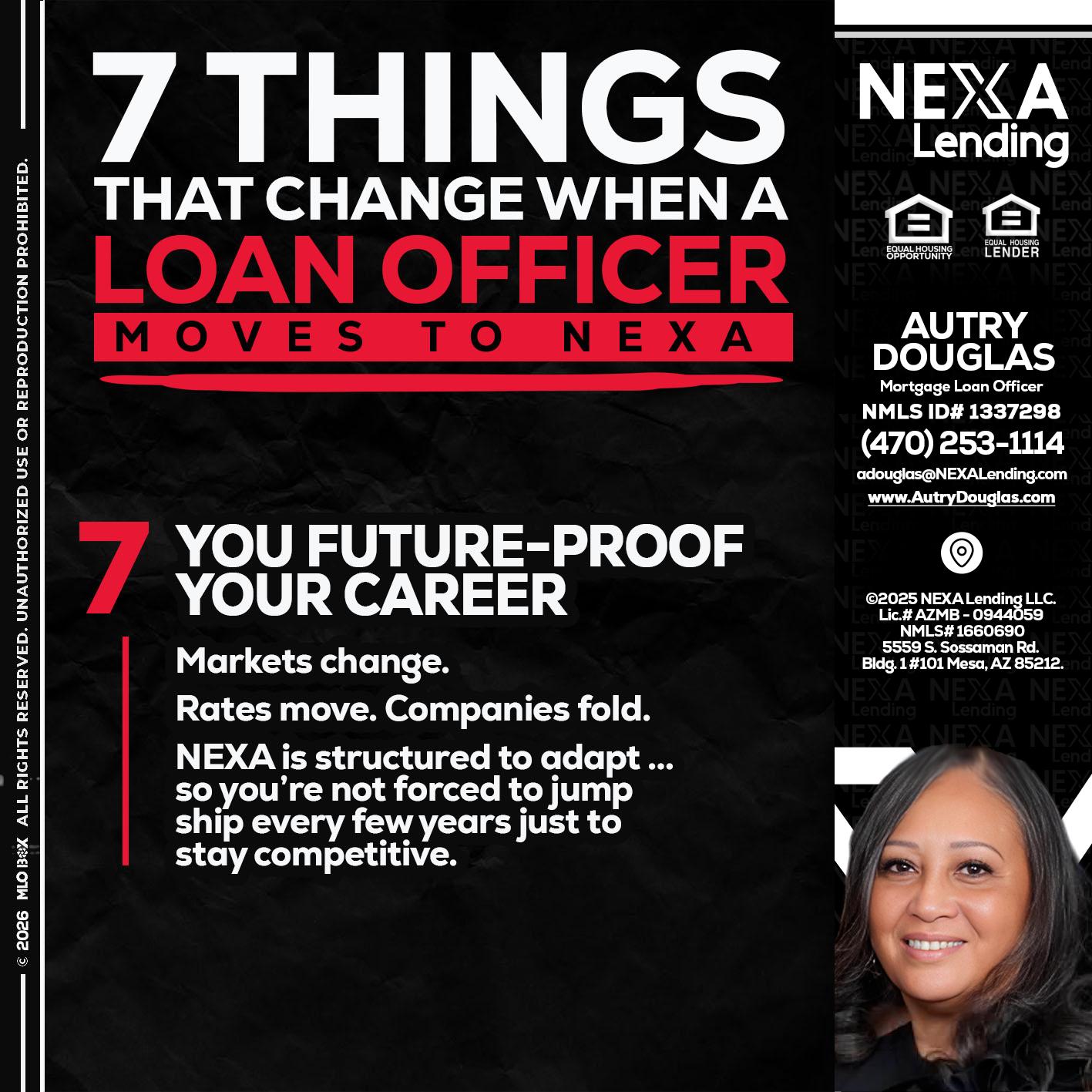 7 THINGS (7) - Autry Douglas -Mortgage Loan Originator