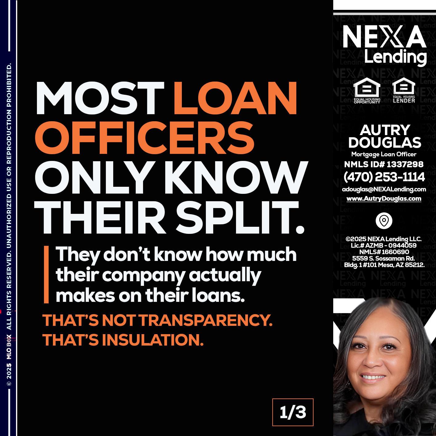 1 OF 3 - Autry Douglas -Mortgage Loan Originator