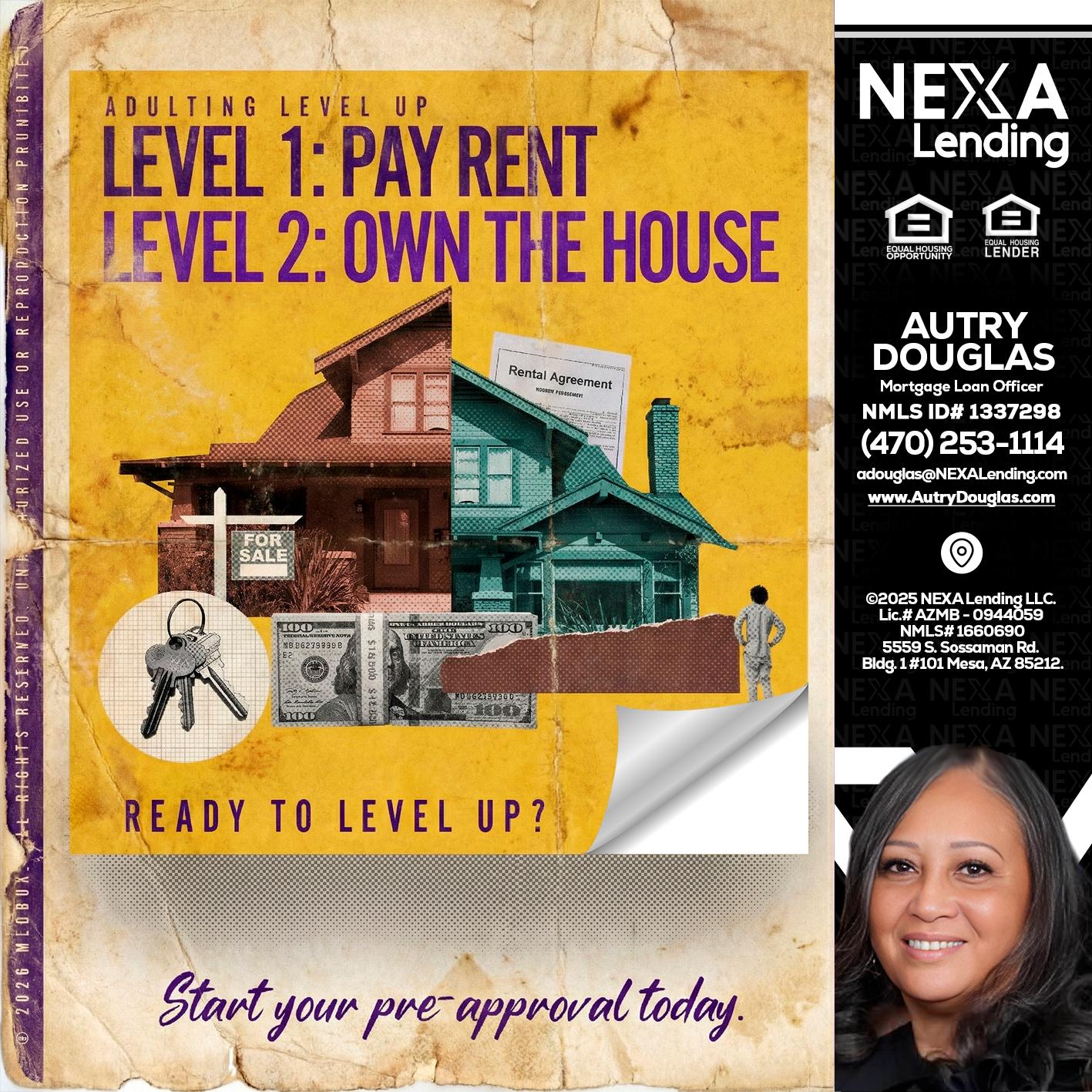 LEVEL 1 - Autry Douglas -Mortgage Loan Originator