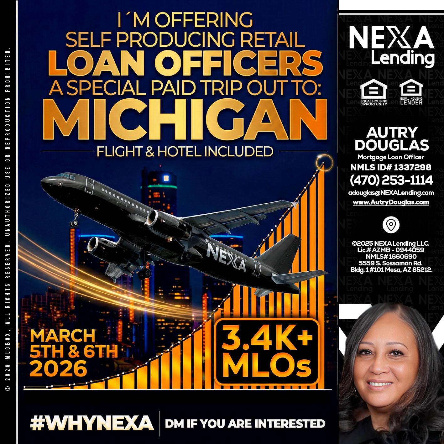MICHIGAN - Autry Douglas -Mortgage Loan Originator