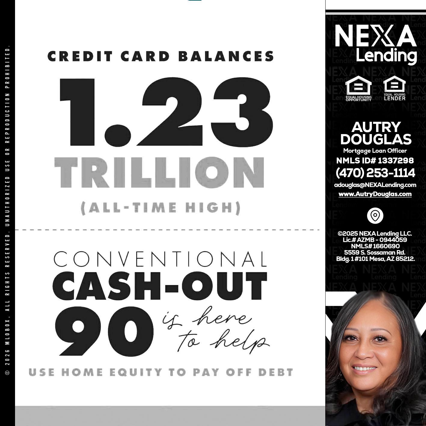 CREDIT CARD BALANCE - Autry Douglas -Mortgage Loan Originator