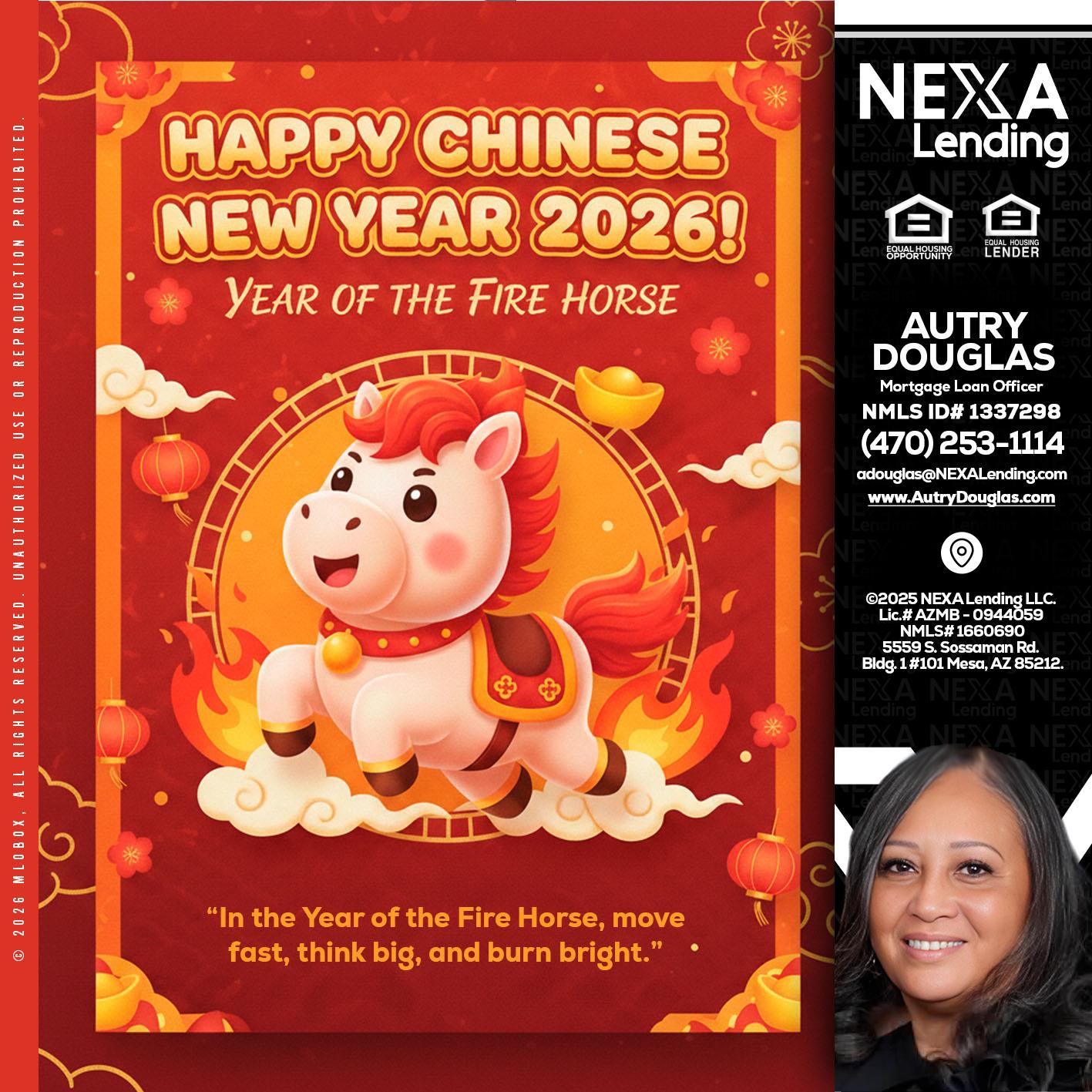 happy Chinese new year - Autry Douglas -Mortgage Loan Originator