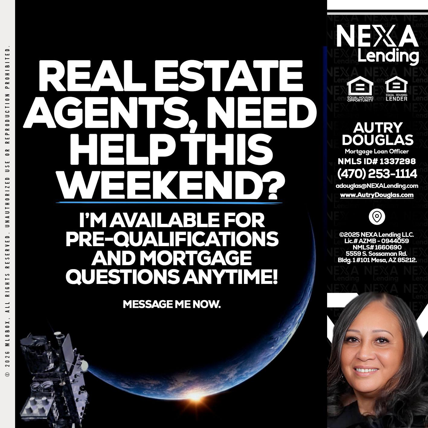 REAL ESTATE AGENTS - Autry Douglas -Mortgage Loan Originator