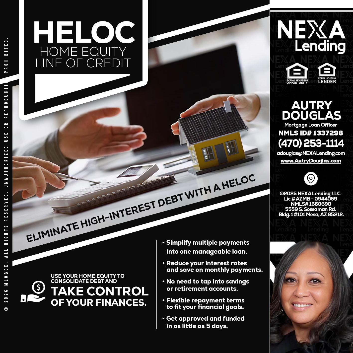 HELOC - Autry Douglas -Mortgage Loan Originator