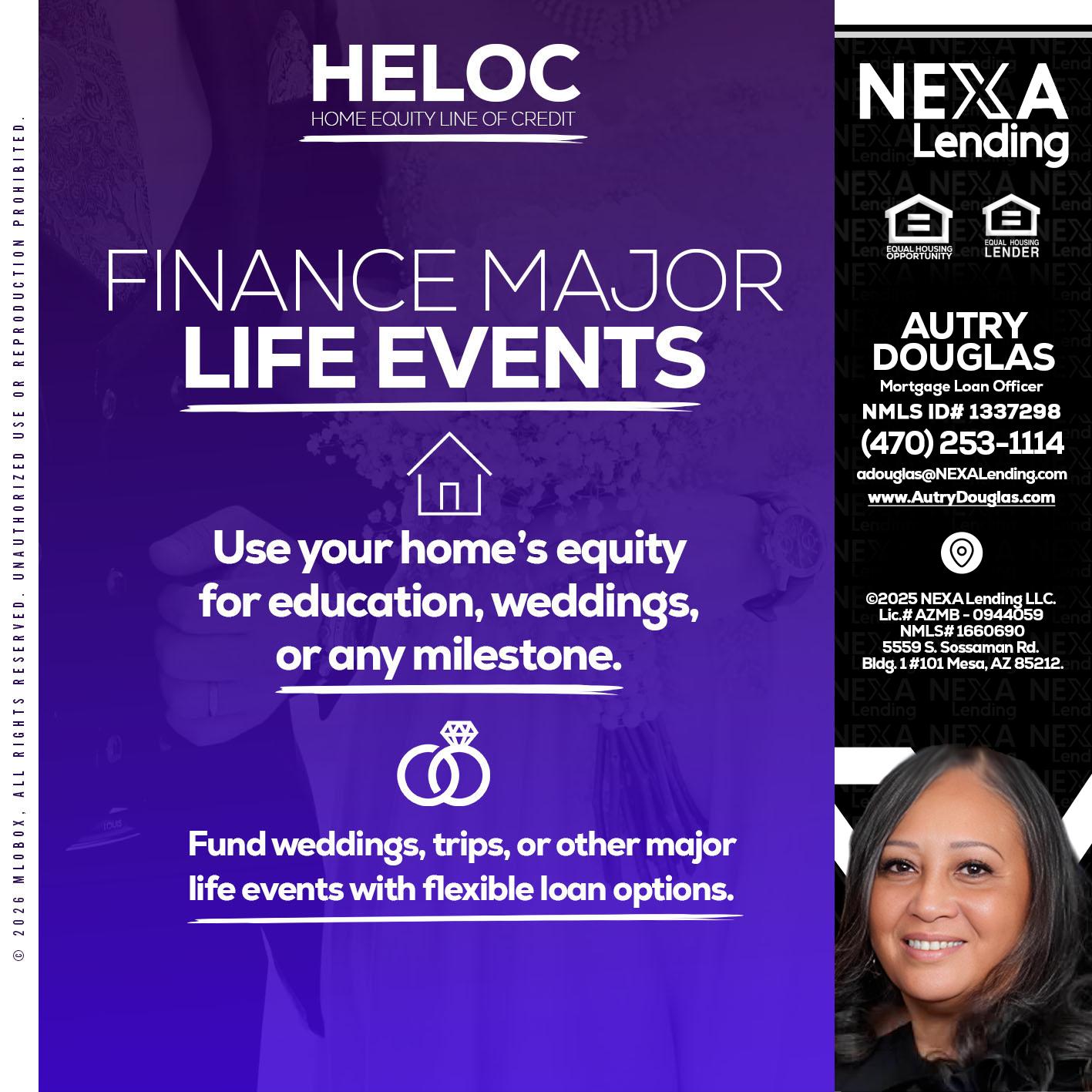 HELOC - Autry Douglas -Mortgage Loan Originator