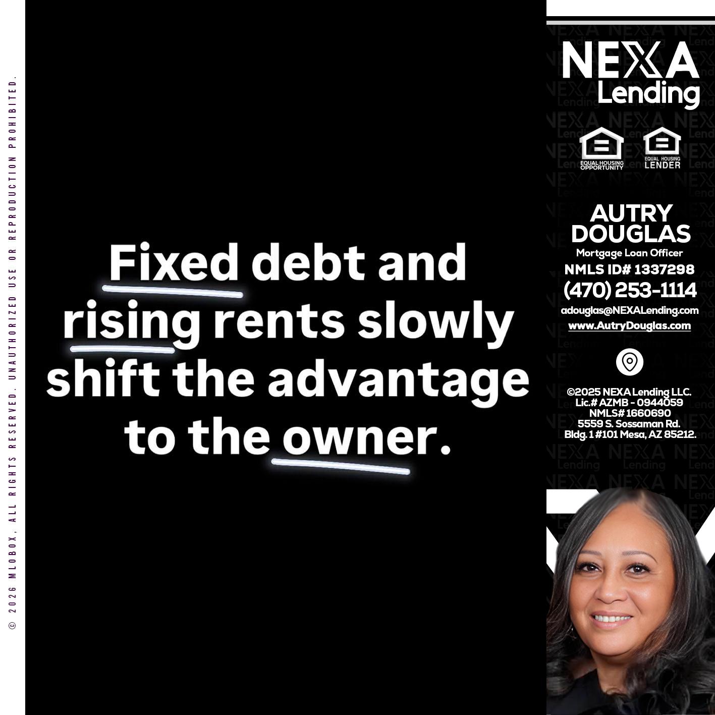 FIXED DEBT - Autry Douglas -Mortgage Loan Originator