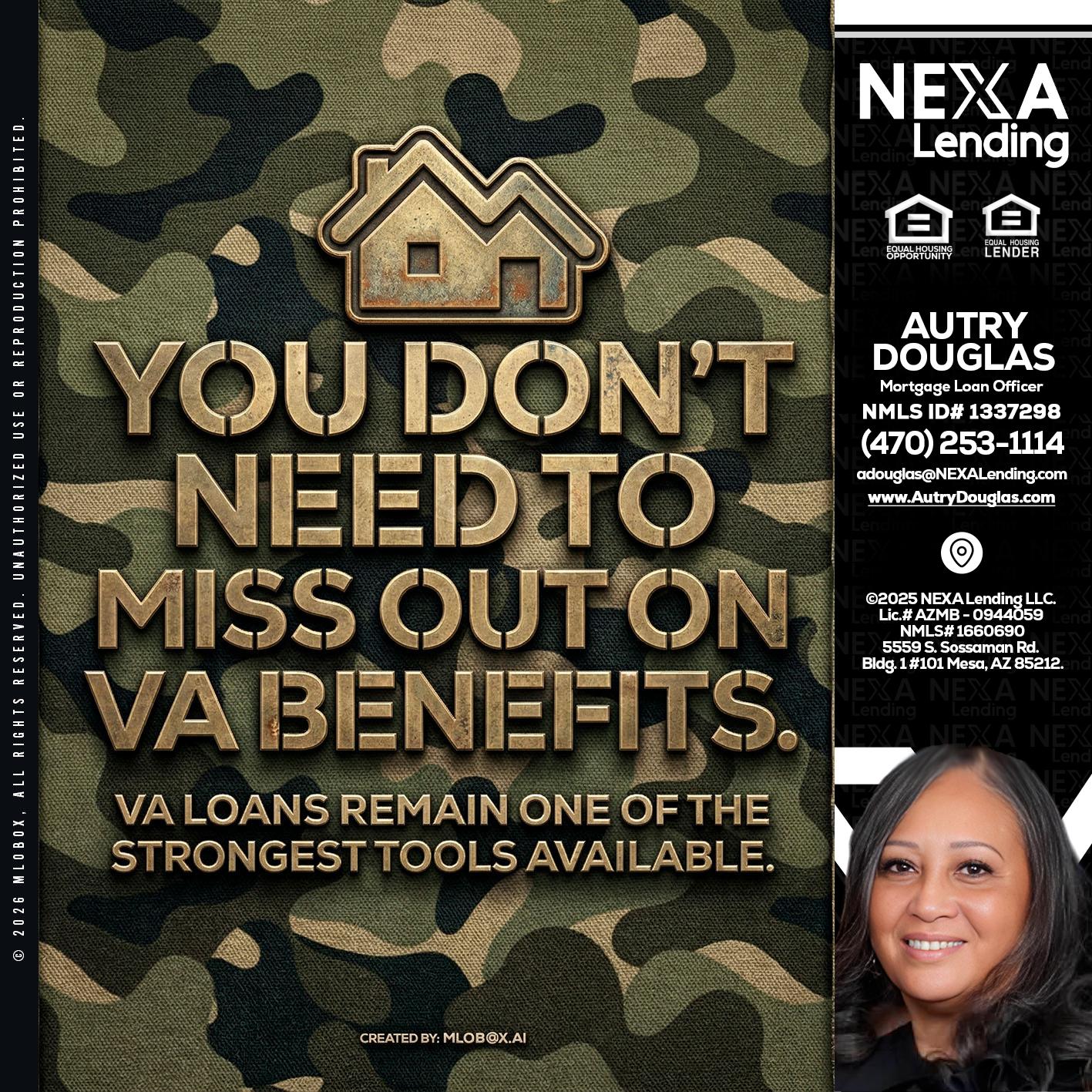 you don't need - Autry Douglas -Mortgage Loan Originator