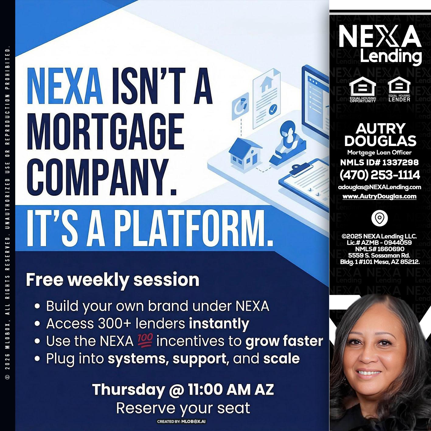 NEXA ISNT - Autry Douglas -Mortgage Loan Originator