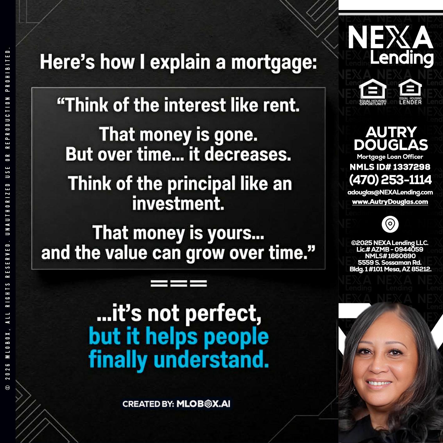 HERES NOW - Autry Douglas -Mortgage Loan Originator