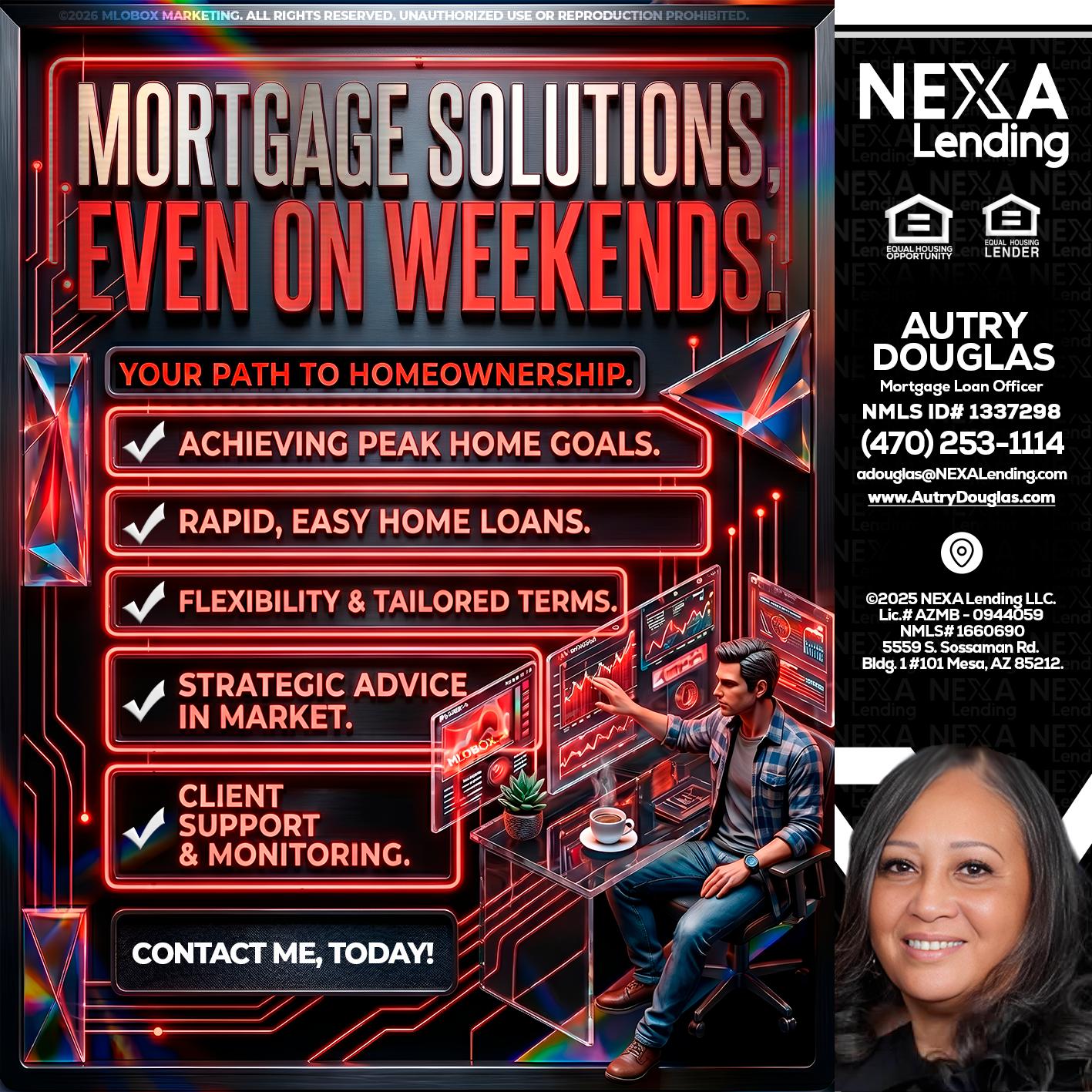 WEEKEND SOLUTIONS - Autry Douglas -Mortgage Loan Originator