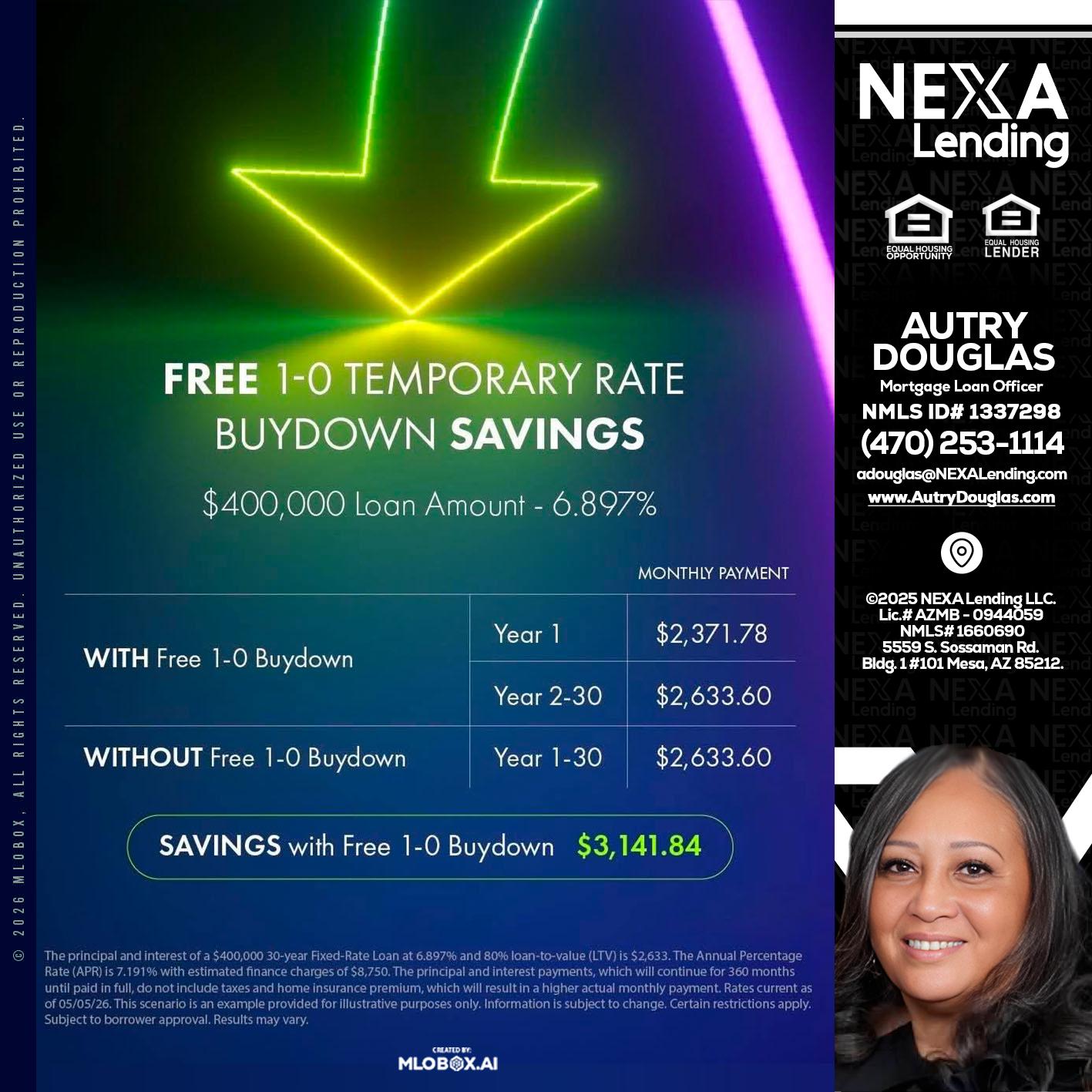 BUYDOWN - Autry Douglas -Mortgage Loan Originator