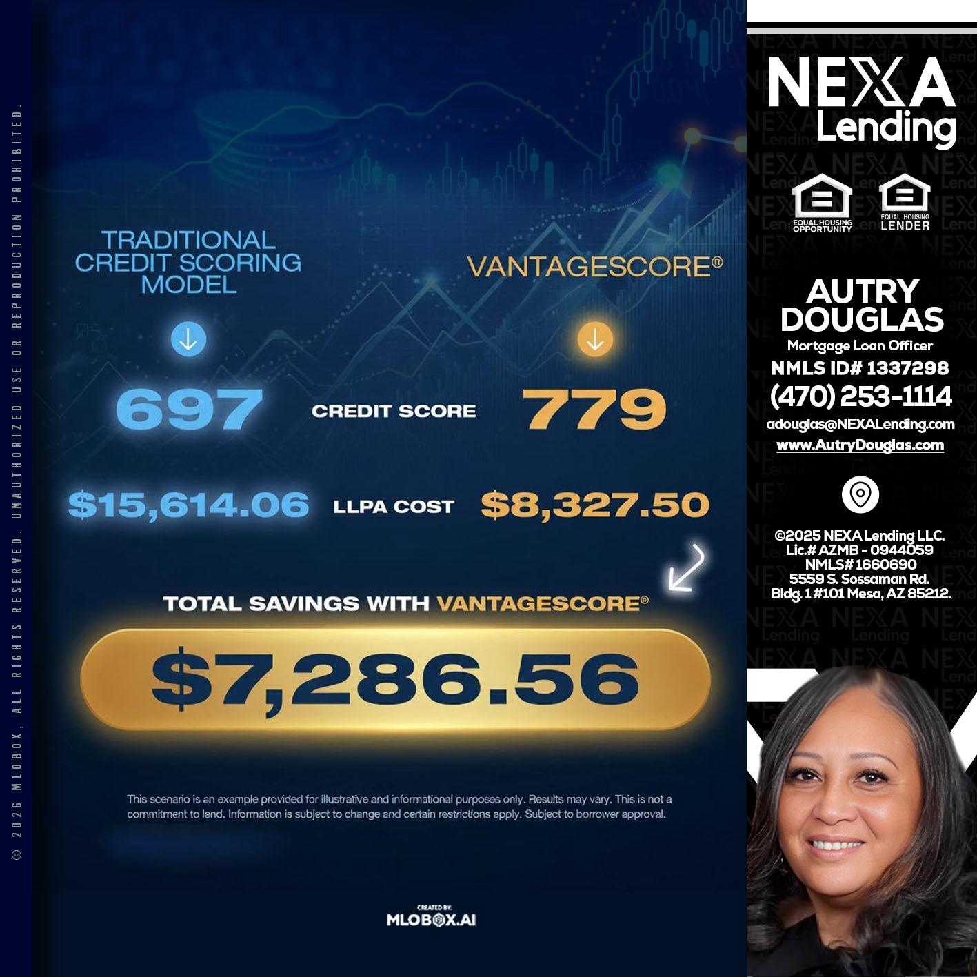 $7,286.56 - Autry Douglas -Mortgage Loan Originator