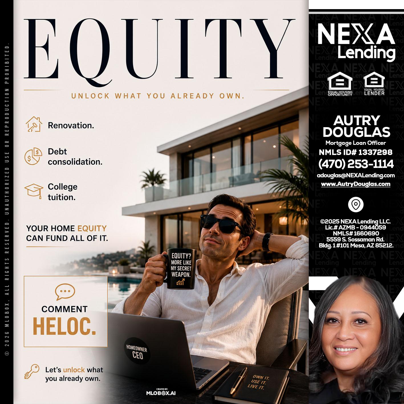 EQUITY - Autry Douglas -Mortgage Loan Originator