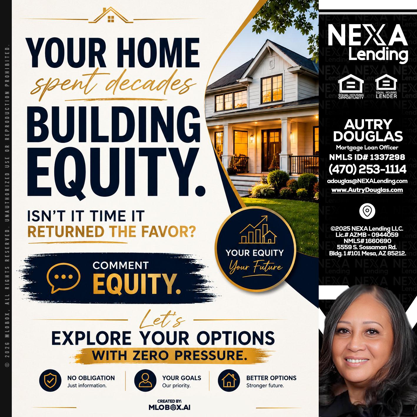 building equity - Autry Douglas -Mortgage Loan Originator