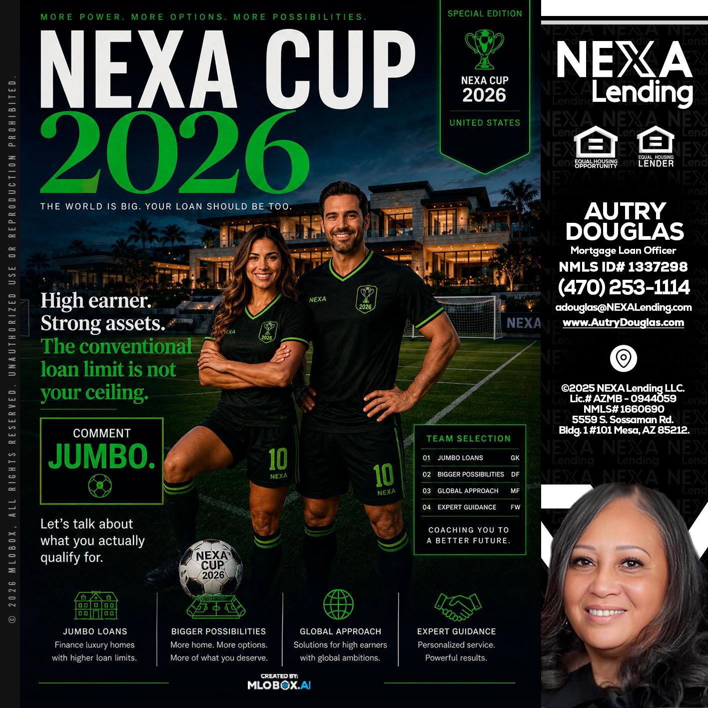 NEXA CUP 2026 - Autry Douglas -Mortgage Loan Originator