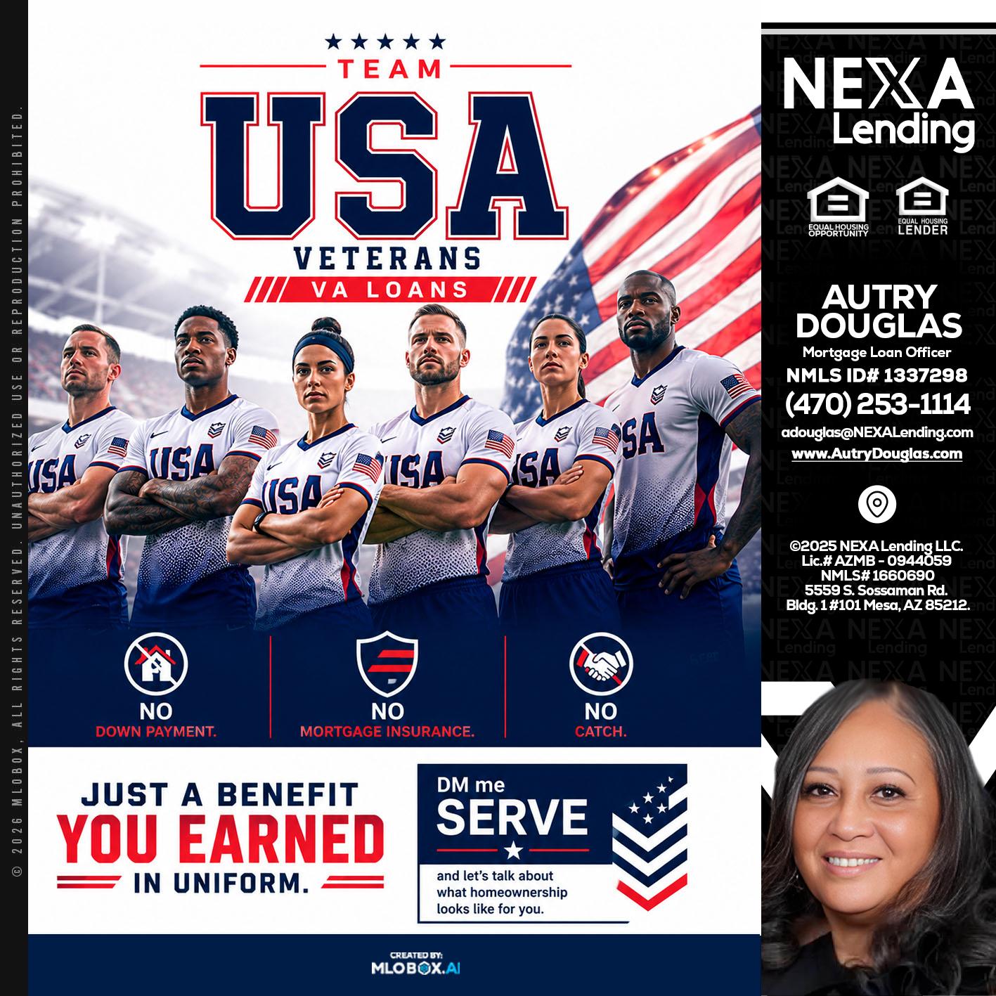 USA TEAM - Autry Douglas -Mortgage Loan Originator