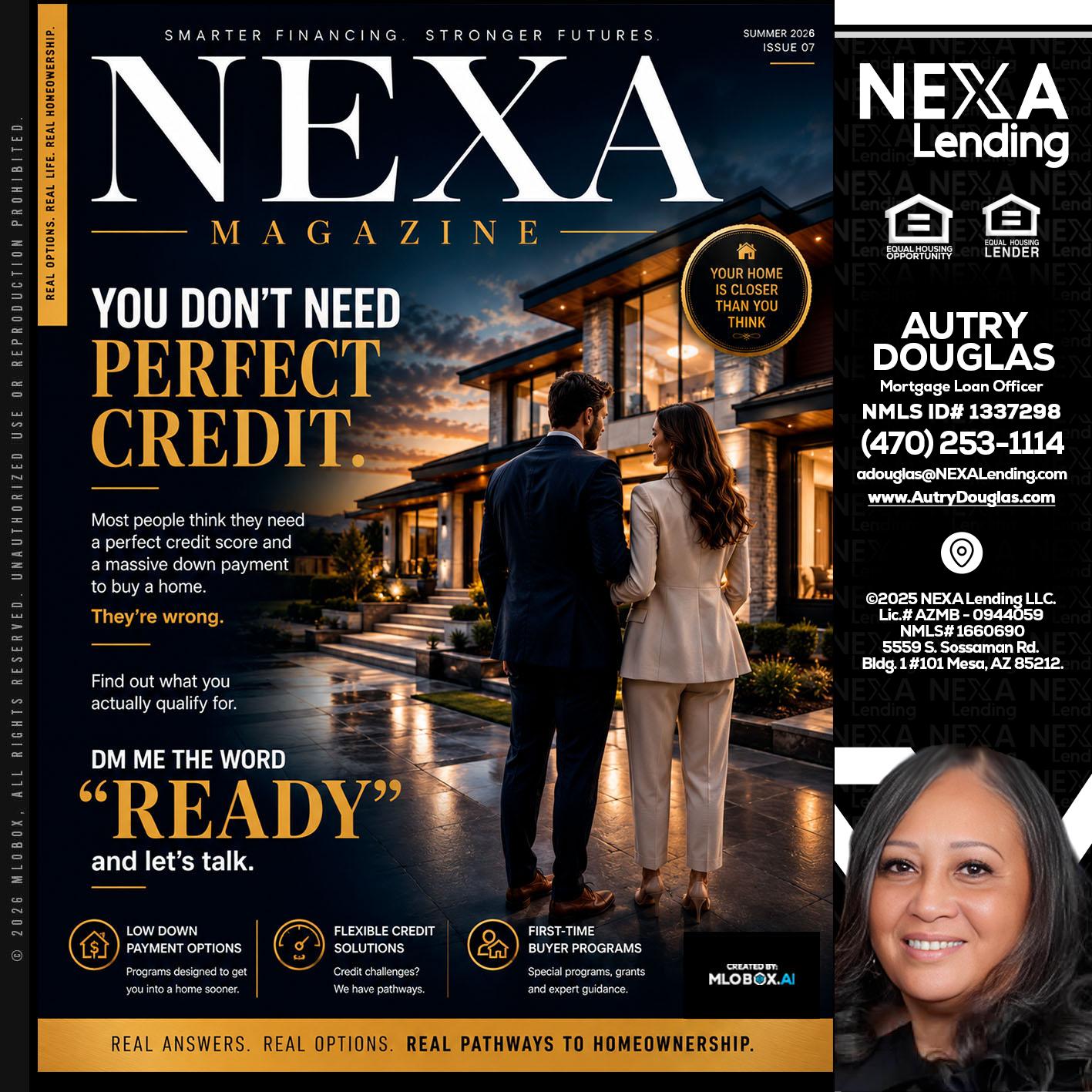 NEXA MAGAZINE - Autry Douglas -Mortgage Loan Originator