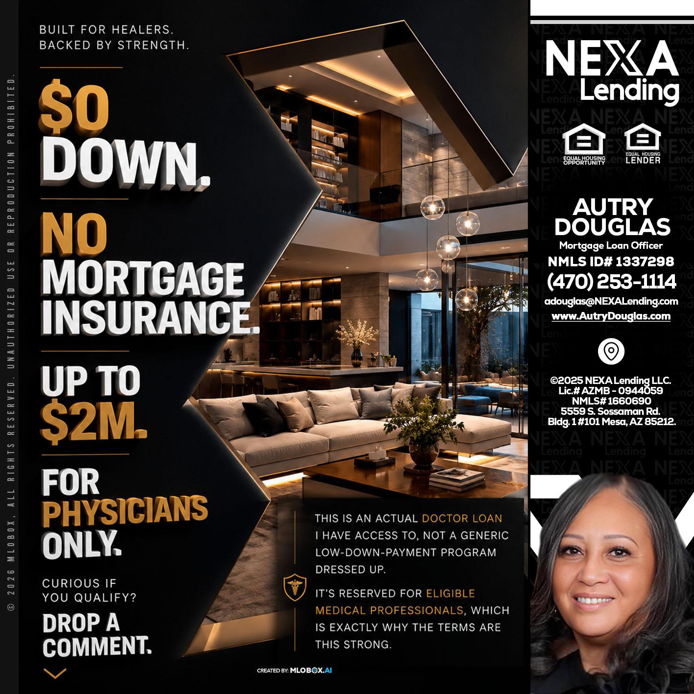 $0 DOWN - Autry Douglas -Mortgage Loan Originator