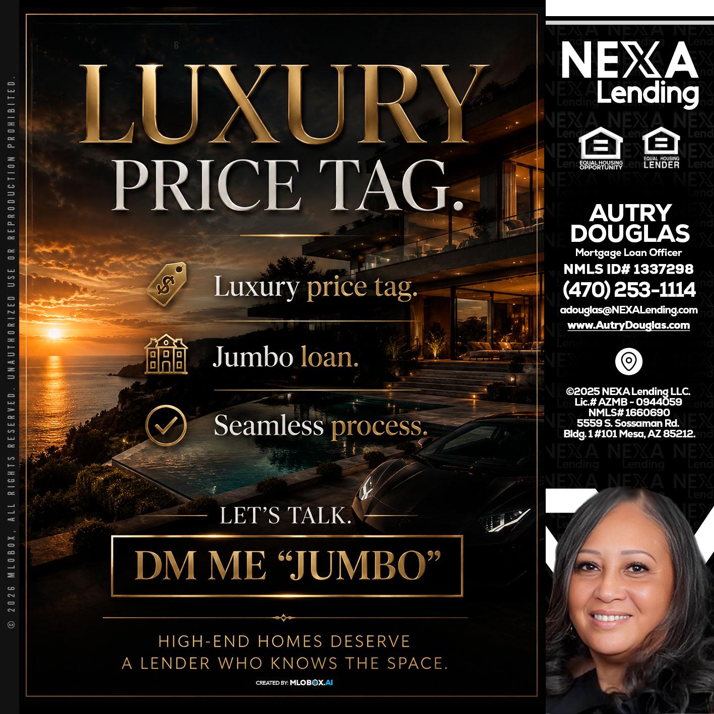 LUXURY PRICE - Autry Douglas -Mortgage Loan Originator