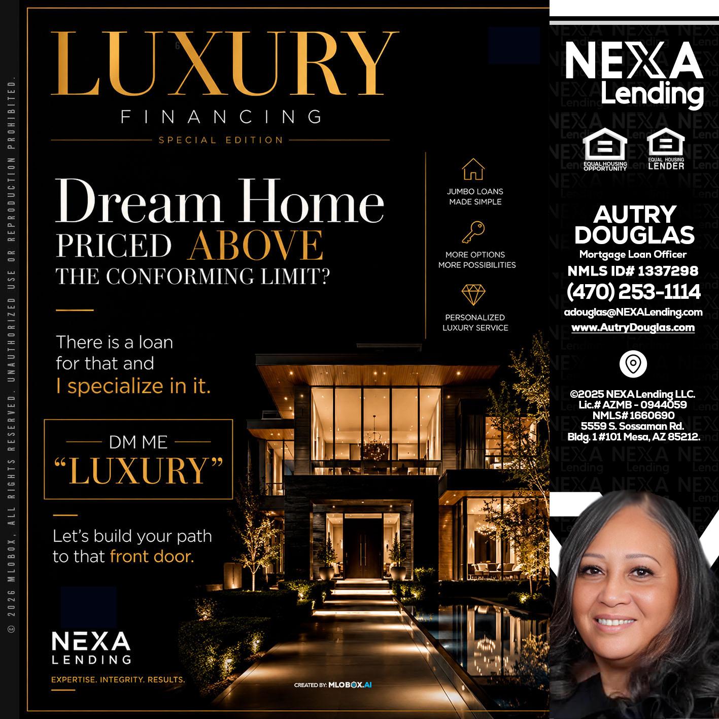 LUXURY - Autry Douglas -Mortgage Loan Originator