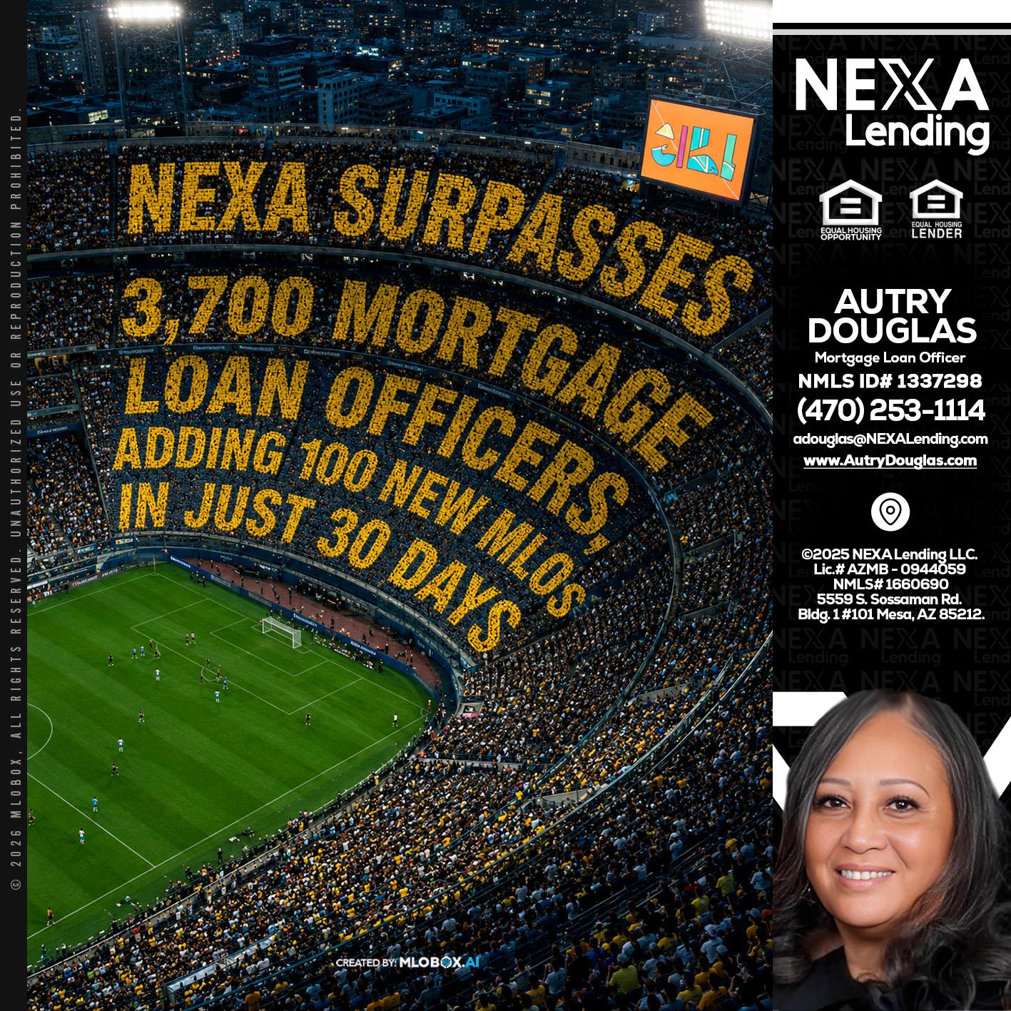NEXA SURPASSES - Autry Douglas -Mortgage Loan Originator