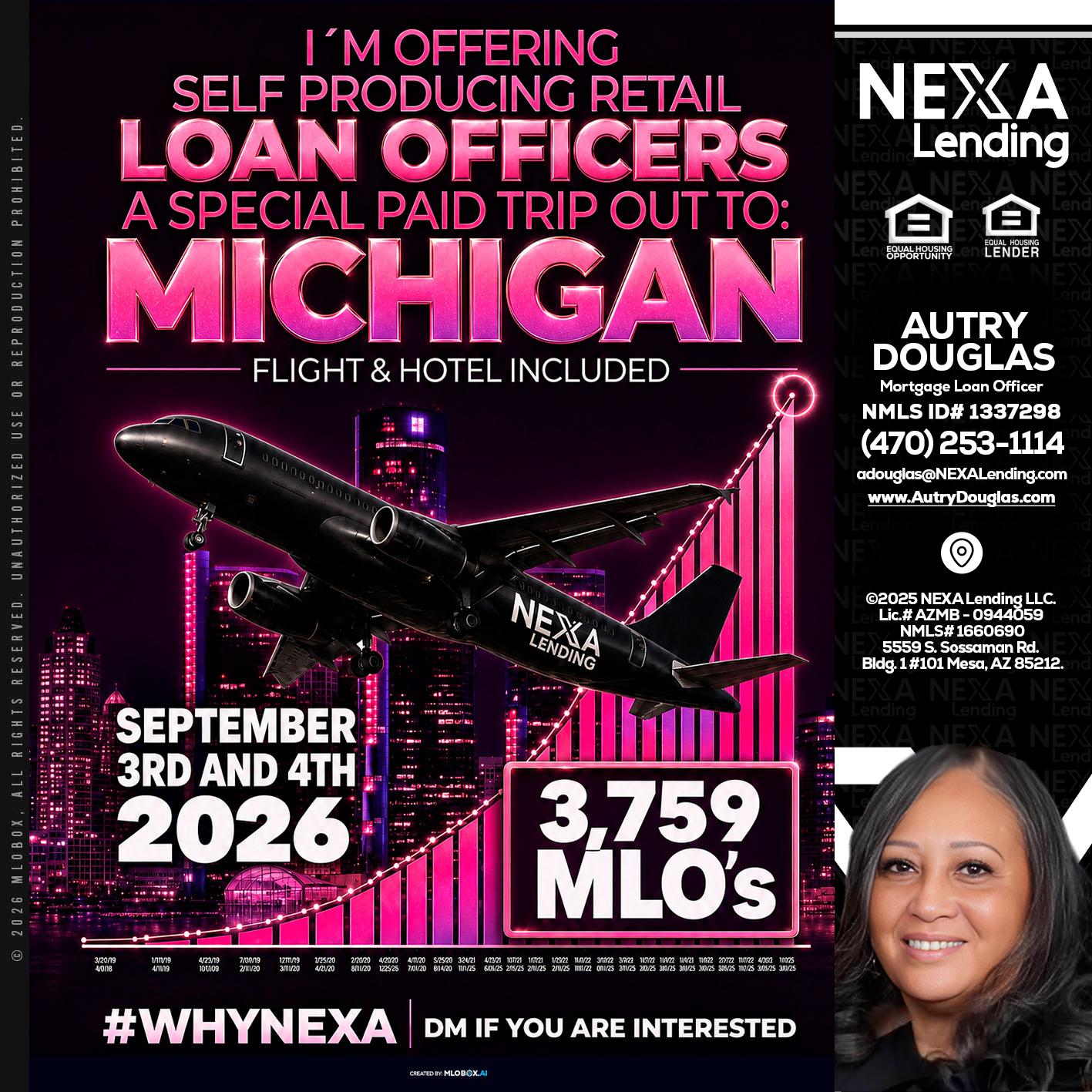 MICHIGAN TRIP - Autry Douglas -Mortgage Loan Originator