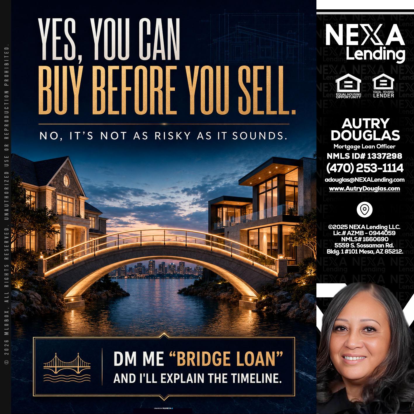 YES, YOU CAN - Autry Douglas -Mortgage Loan Originator