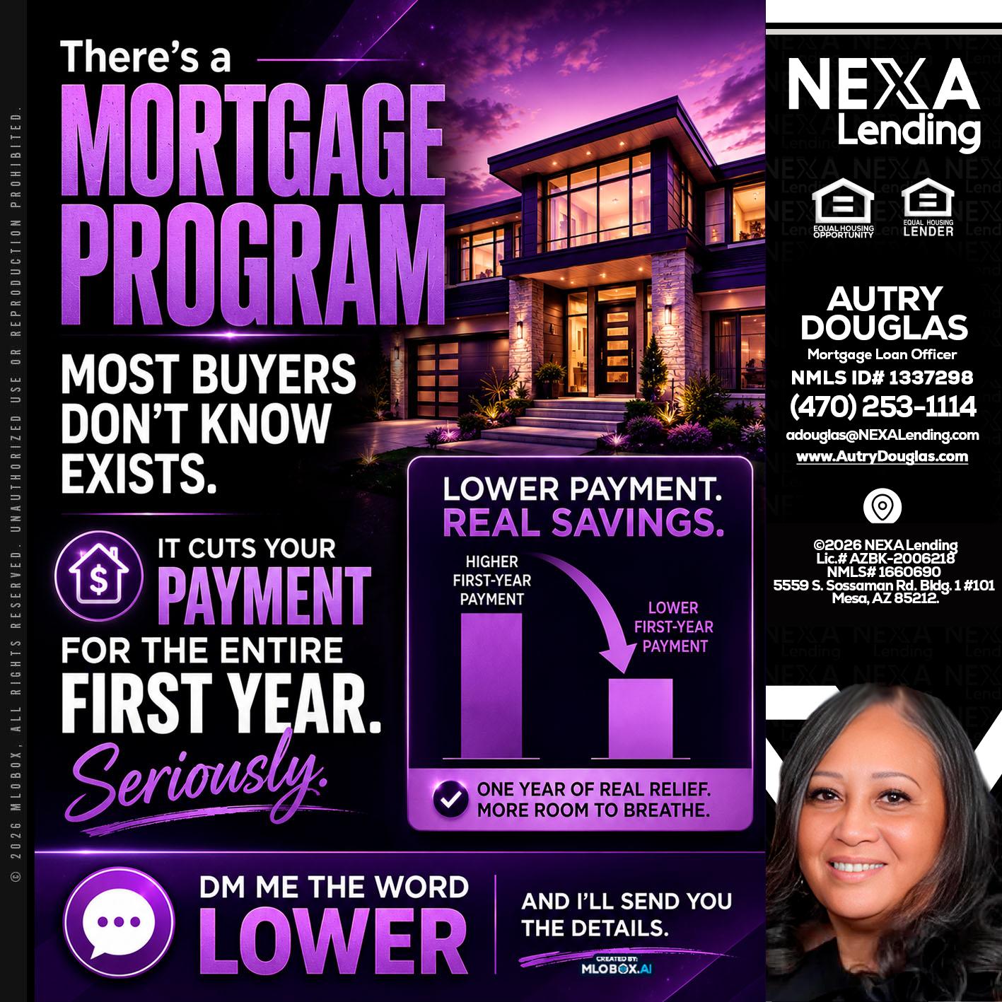 MORTGAGE PROGRAM - Autry Douglas -Mortgage Loan Originator