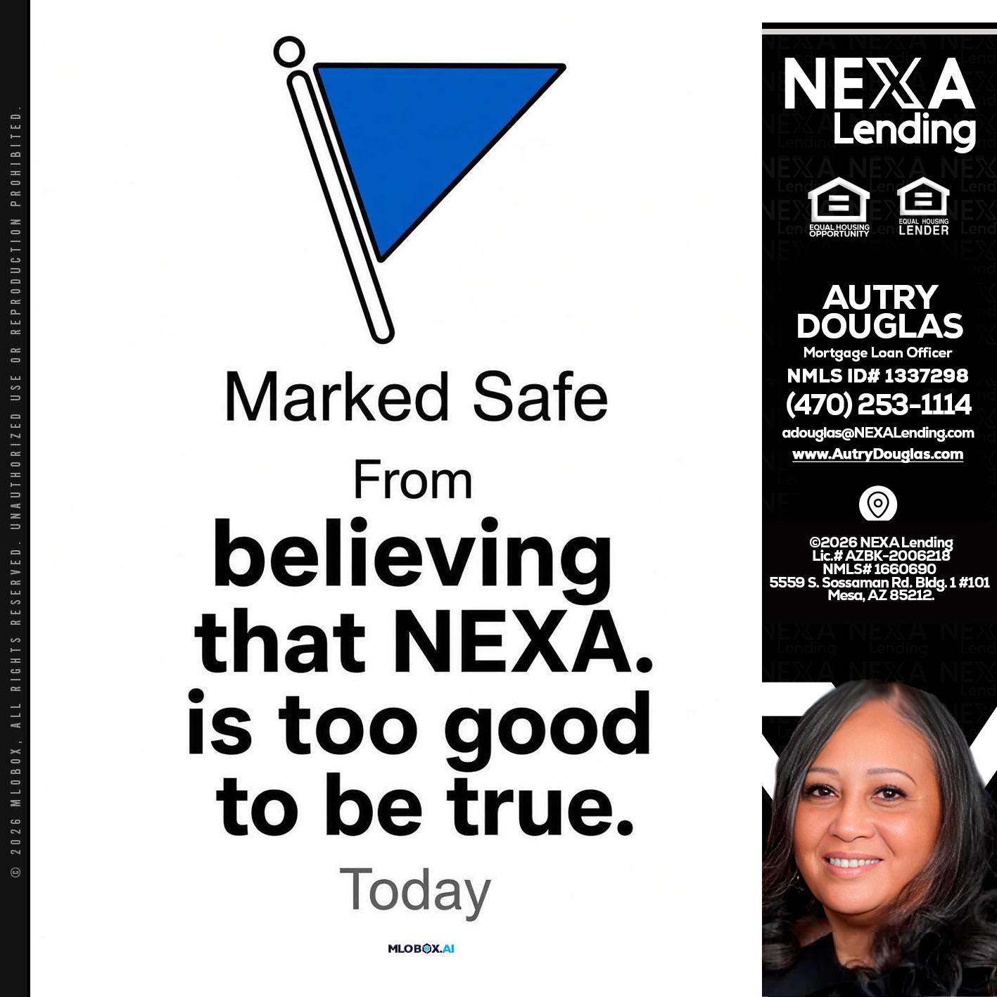 MARKED SAFE - Autry Douglas -Mortgage Loan Originator